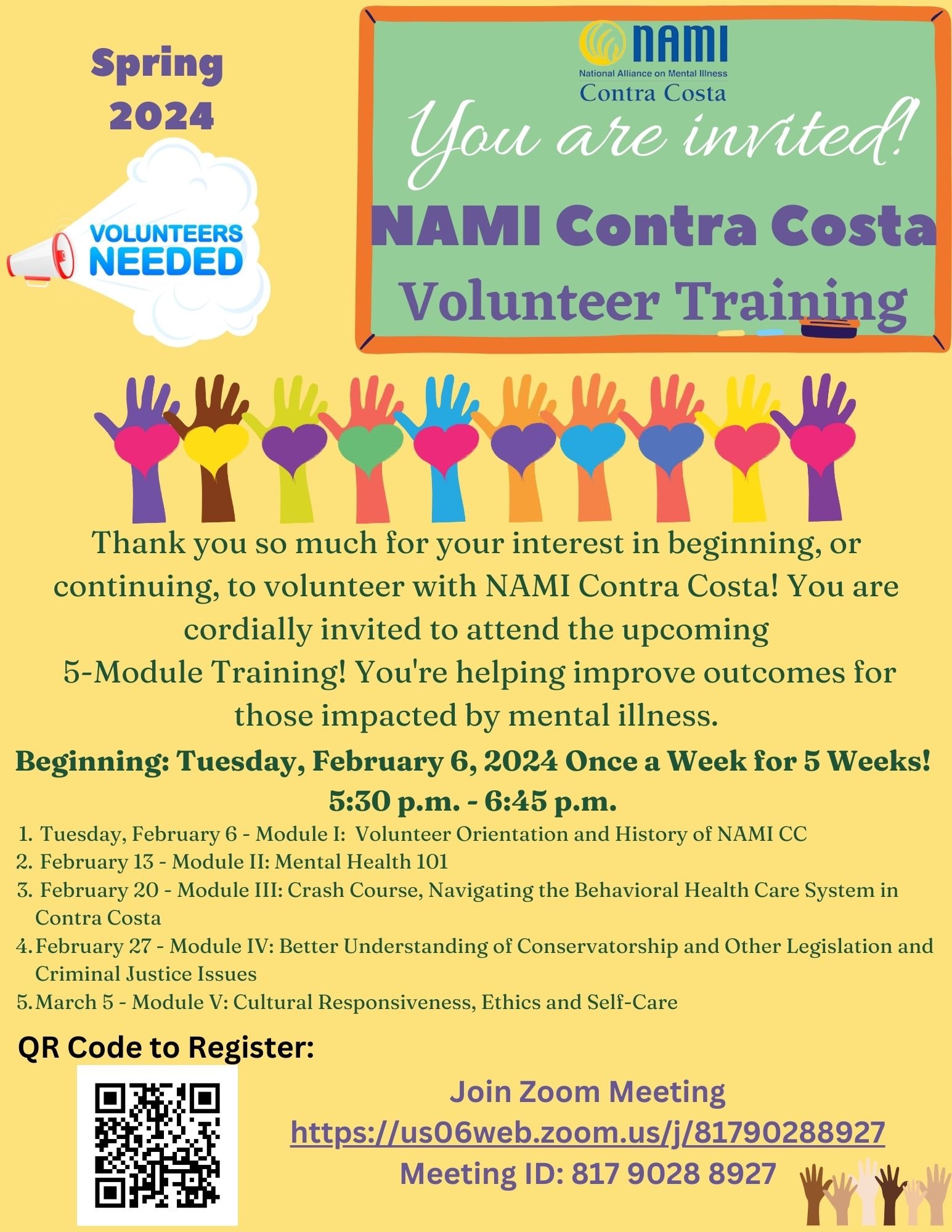 Volunteer Updates NAMI Contra Costa