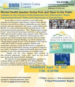 April 2021 General Meeting Flyer