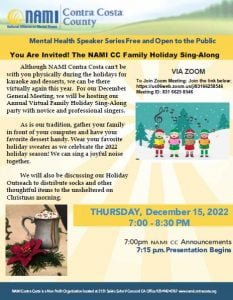 December 2022 General Meeting Flyer