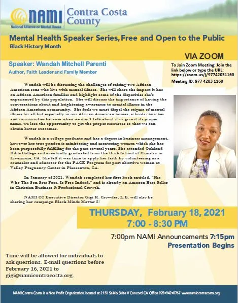 February 2021 General Meeting Flyer