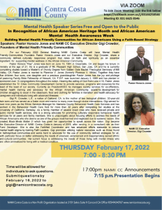 February 2022 General Meeting Flyer