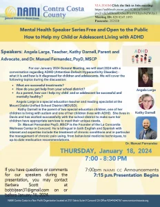 General Meeting Flyer for January 2024