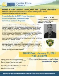 January 2021 General Meeting Flyer