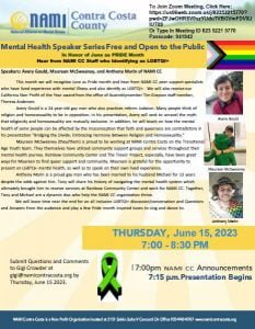 June 2023's general meeting flyer