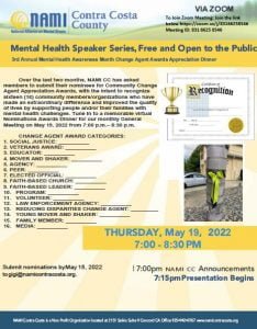 May 2022's general meeting flyer