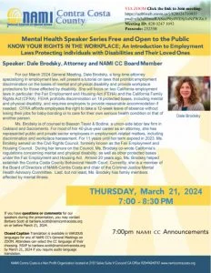 March 2024 General Meeting Flyer