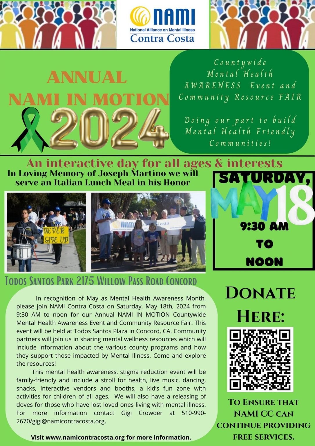 NAMI Contra Costa | Join Us For NAMI In Motion 2024!