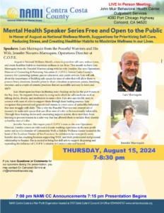 August 2024 general meeting flyer