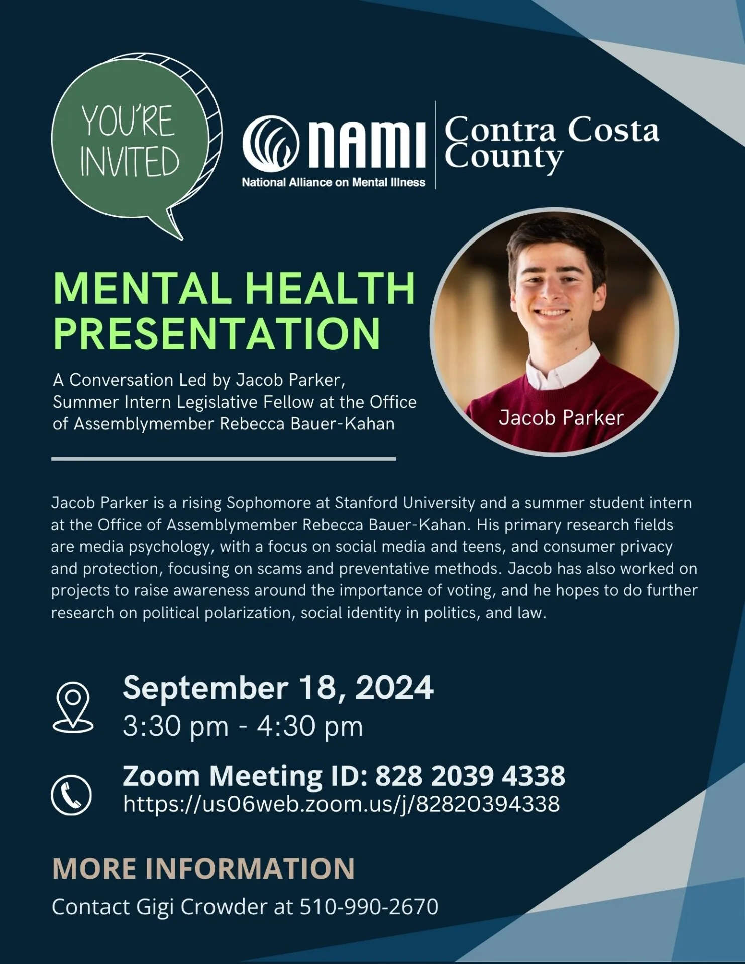 Mental Health Presentation by Jacob Parker Recap