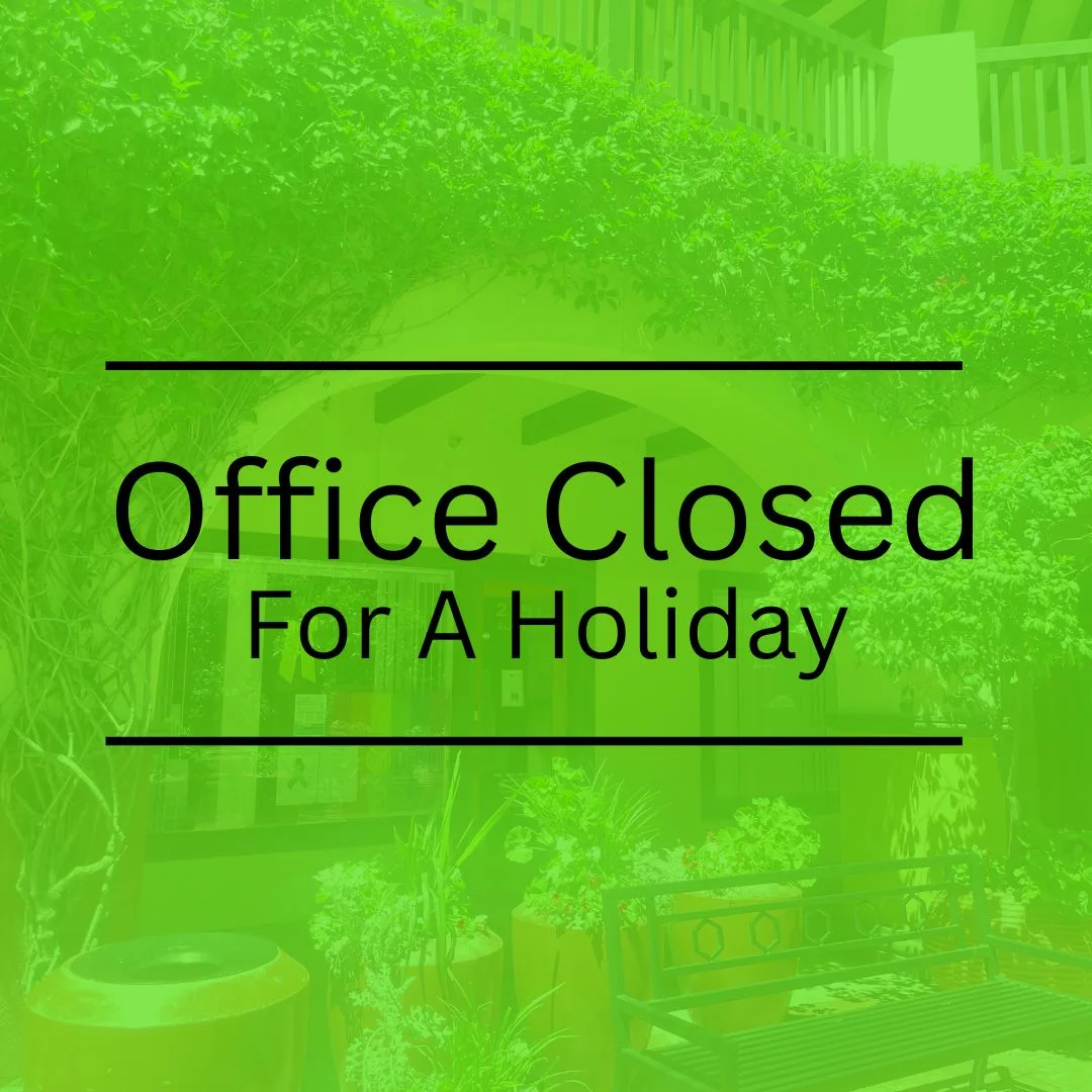 Notice: Office Closed for Nov. 11