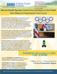 November 2024 General Meeting Flyer