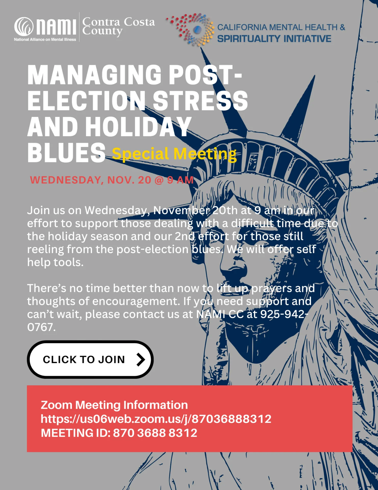 Managing Post-Election Stress and Holiday Blues