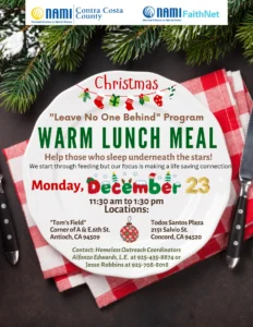 christmas warm meal 2024 flyer