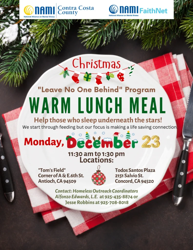 christmas warm meal 2024 flyer