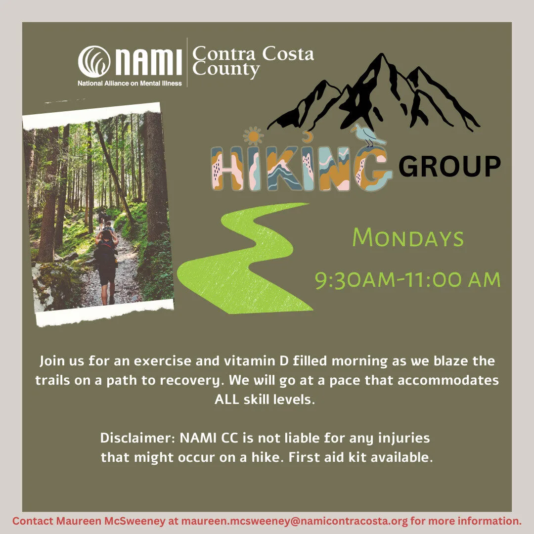 [March 24] NAMI CC Hiking Group Returns!