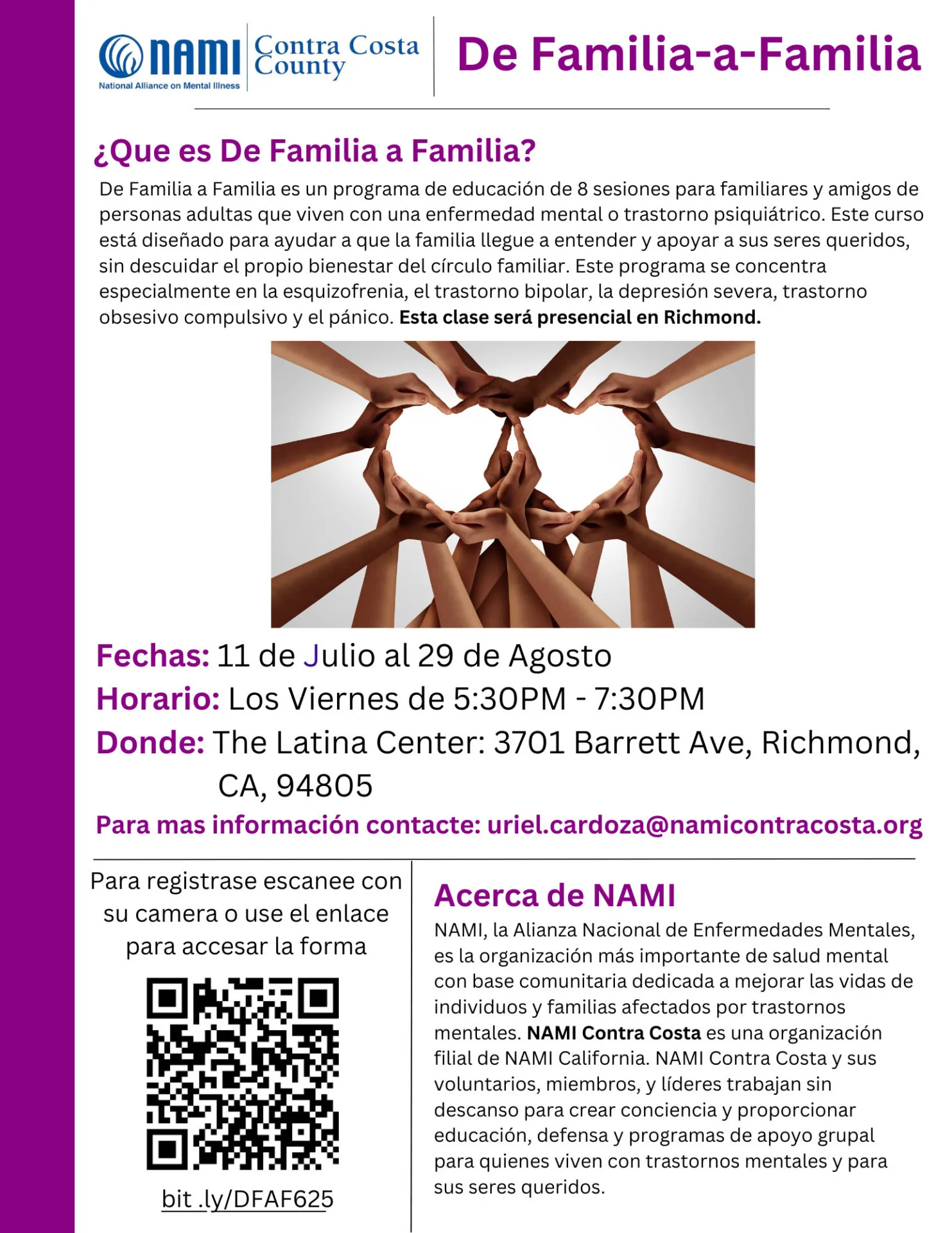 Julio 2025: Un Clase de Familia a Familia