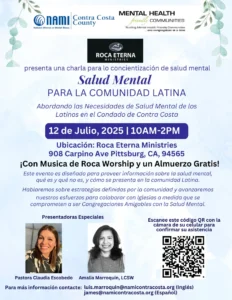 Latinx Mental Health 101 Flyer in Spanish
