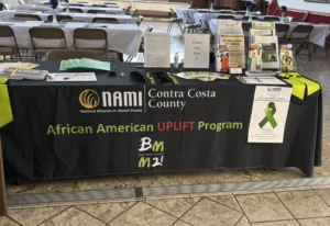 Image of a NAMI CC Table at MH 101 at Easter Hill United Methodist Church