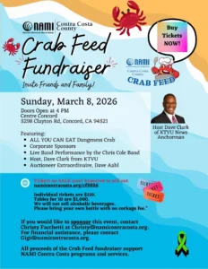 flyer for the 2026 crab feed