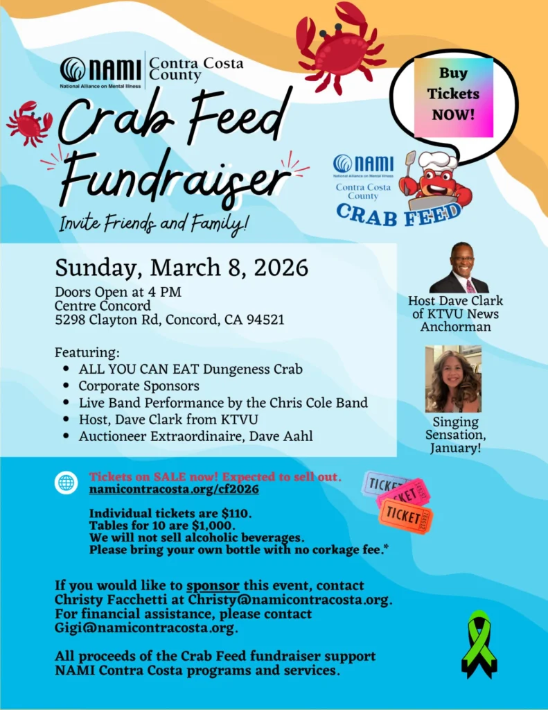 flyer for the 2026 crab feed
